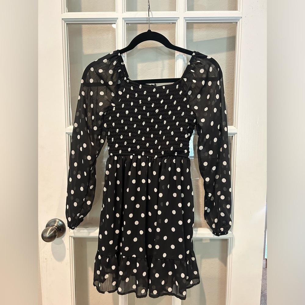 Girls polka dot dress